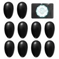 thumbnail image 3 of Lurrose 10 Pairs Professional Plastic Waterproof Ear Cover Protector Earmuff Ear Caps for Hair Dye Coloring (Black), 3 of 3