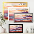 thumbnail image 4 of Boat On The Ocean During Vibrant Sunset Glow 20 in x 12 in Framed Painting Canvas Art Print, by Designart, 4 of 4