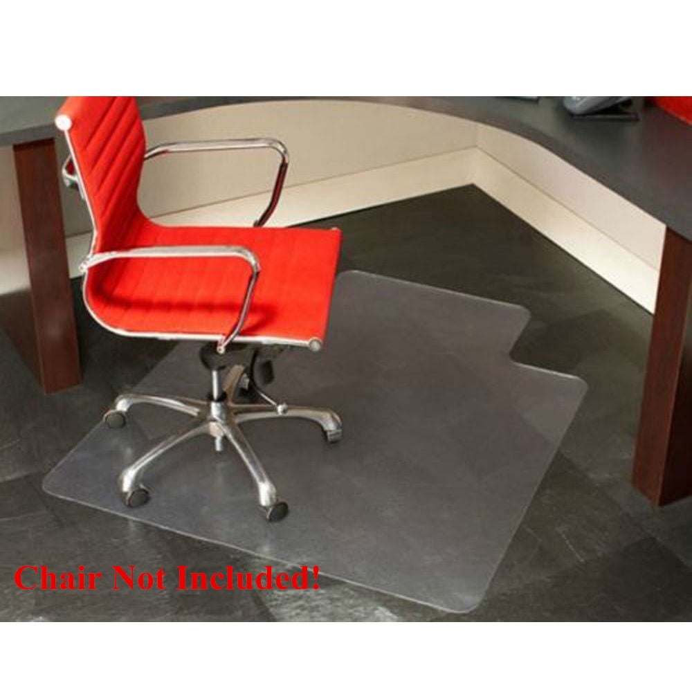 Zimtown PVC Matte Desk Office Chair Floor Mat Protector for Hard Wood Floors 48" x 36"