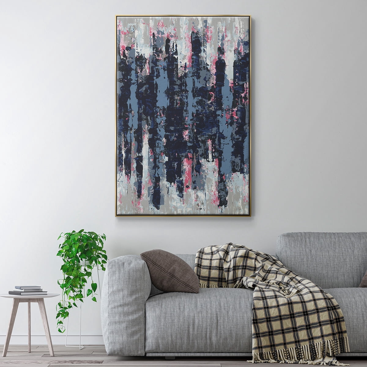 Veiled Heat Framed Premium Gallery Wrapped Canvas - Ready to Hang - 17 x 25 - Gold Floating Frame