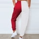 thumbnail image 4 of Pntutb Mujeres Casual Patchwork Pantalones Cintura Alta Cordón con Multi-Bolsillos Corsé Pantalones Largos Pntutb Pntutb-6447, 4 of 8