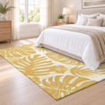 Monster Tree Dc 3x5 Area Rug, Yellow Monstera Low Pile Washable Rugs for Entryway ...