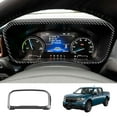 thumbnail image 2 of Car Carbon Fiber Interior Dashboard Meter Display Frame Cover Trim For Maverick 2022+, 2 of 5