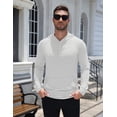 thumbnail image 3 of COOFANDY Men's Lightweight Pullover Hoodie Long Sleeve Sweatshirt Comfort Travel Hoodie, Mens Hoodies with Pocket, 3 of 9