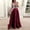 Wine, variant on Babysbule Womens Dresses Womens Fashion V-Neck Evening Party Gown Sequins Formal Prom Long Dress