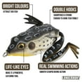 thumbnail image 6 of Lunkerhunt Hollow Body Lunker Frog 2 1/4" 1/2oz Croaker LF04, 6 of 9