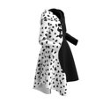 thumbnail image 3 of IBTOM CASTLE Kids Girls Cruella Deville Clothes Halloween Cosplay Pageant Carnival Christmas Birthday Party Fancy Dress up Outfit for Photo Shoot, 3 of 6