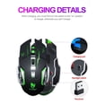 thumbnail image 3 of Thunder Wolf Q13 Charging Mute Wireless Mouse Gaming Business Luminous, 3 of 8