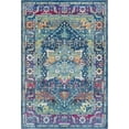 thumbnail image 2 of Surya Aura Silk ASK-2302 Floral Medallion Indoor Area Rug, 2 of 3