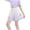 Purple, variant on Lopecy-Sta Childrens Shorts Casual Summer Outfits Casual High Elastic Waist Drawstring Wide Leg Flowy Culottes Shorts Short Trousers