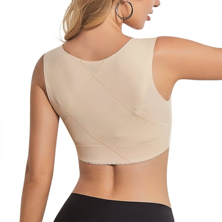

Gotoly Women Lifter Breasts Posture Corrector Shaper Tops Back Support Compression Shapewear(Beige Medium)