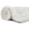 thumbnail image 5 of Premium Wolf Faux Fur Throw Blanket - Soft, Fuzzy Sherpa & Minky Throw Blanket - For Bed or Couch - 50\ Color: A(silver) Size: Throw, 5 of 9