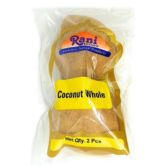 Rani Coconut (Copra) Dry Whole 2 Pieces ~ Raw (Uncooked, Unsweetened) ~ All Natural | Vegan | Gluten Friendly