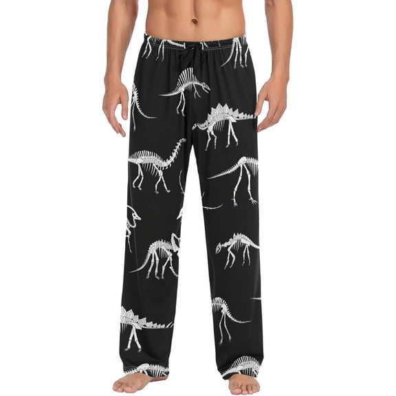 Top-kevin Mens Pajama Pants Christnas Winter Themed Lounge Pants Super Soft Pajama Bottoms with Pockets