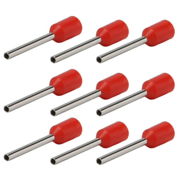 1000pcs Terminales De Férulas Aisladas Kit De Conector De Ferrule De Alambre De Ferrule De Cobre Terminal De Alambre De Engarzado Aislado Para Alambre Eléctrico AWG 22
