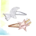 thumbnail image 3 of WEUVEB 2pcs Sequin Hair Barrettes for Girls in Assorted Color for Daily Life, 3 of 8