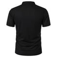 thumbnail image 5 of Ccpelsie Men's Short Sleeve Cotton Polo Shirt in Classic Fit(Black,M), 5 of 5
