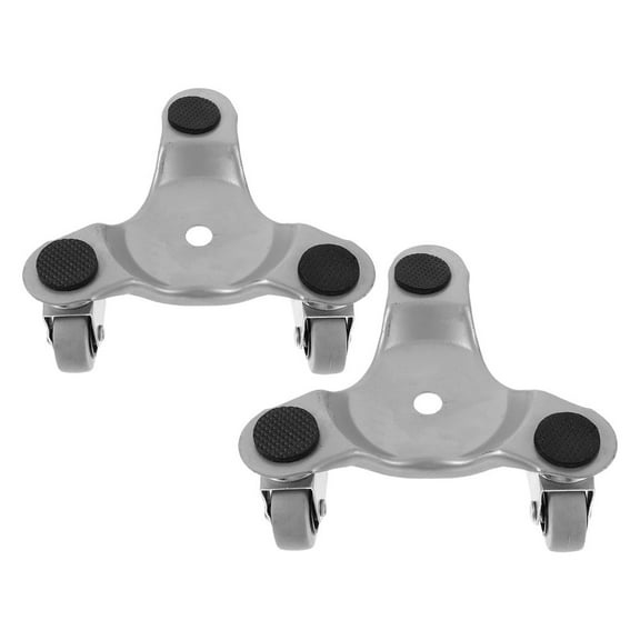 MLINS 2pcs Heavy Duty Furniture Mover Wheel Dolly Carbon Steel