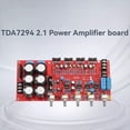 thumbnail image 2 of Placa Amplificadora de Audio HiFi TDA7294 de 2.1 Canales, Amplificador de Potencia para Subwoofer de 2 X 80 W + 160 W, 50-150 Hz, Doble 18-26 V., 2 of 6