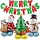 thumbnail image 2 of Decoraciones navideñas Globo de Feliz Navidad Papá Noel Muñeco de nieve Árbol de Navidad Globo de aluminio Suministros para fiestas navideñas 2025 Decoraciones, 2 of 5