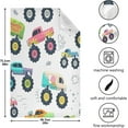 thumbnail image 4 of Monster Cars Colorful Dish Towels Set of 4, Summer Trucks Washable Tea Towels Dishcloths Lint-Free 18x28 Inch Fast Drying for Kitchen Restaurant Bar Clean, 4 of 5