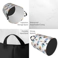 thumbnail image 2 of Lsque Panda And Rainbow Pattern Laundry Hamper Basket, Tall Woven Rope Hamper Basket for Clothes, Lightweight Storage Basket, Collapsible Waterproof-, 2 of 6