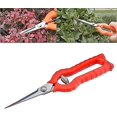 thumbnail image 1 of Kit de tijeras de podar para jardín con resorte de plástico ABS y acero inoxidable rojo de 96 mm, 1 of 5