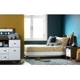thumbnail image 3 of South Shore Yodi 2-Drawer Nightstand with Open Storage for Child, in Natural Walnut and White, 3 of 14