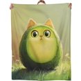thumbnail image 1 of Avacado Blanket for Adult Kids, Avacado Gifts Avacado Flannel Throw Blanket, Avacado Stuff Decor Lightweight Warm Soft for Sofa Couch Bed Living Room Office 60" x 50", 1 of 6