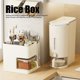 thumbnail image 5 of TOPINCN Dispensador De Arroz, Contenedor Grande De Granos Con Tapa, Cilindro Medidor, Organización De Cocina, Despensa Para Cocina, Maíz De Soja, 5 of 7