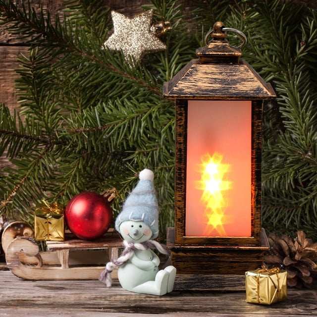 Fiudx Ofertas Y Liquidación Lámpara De Viento Navideña, Adornos Luminosos Led, Decoraciones Navideñas, Lámpara De Llama, Lámpara De Vela, Lámpara De Viento Portátil