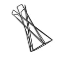 thumbnail image 2 of Tabletop Air Plant Holder Holder Huegue Diseño Geométrico Soporte Oficina Piña Rack Pote Contenedor Decoración Suministros Negro Eigraketly HA011507-01, 2 of 7