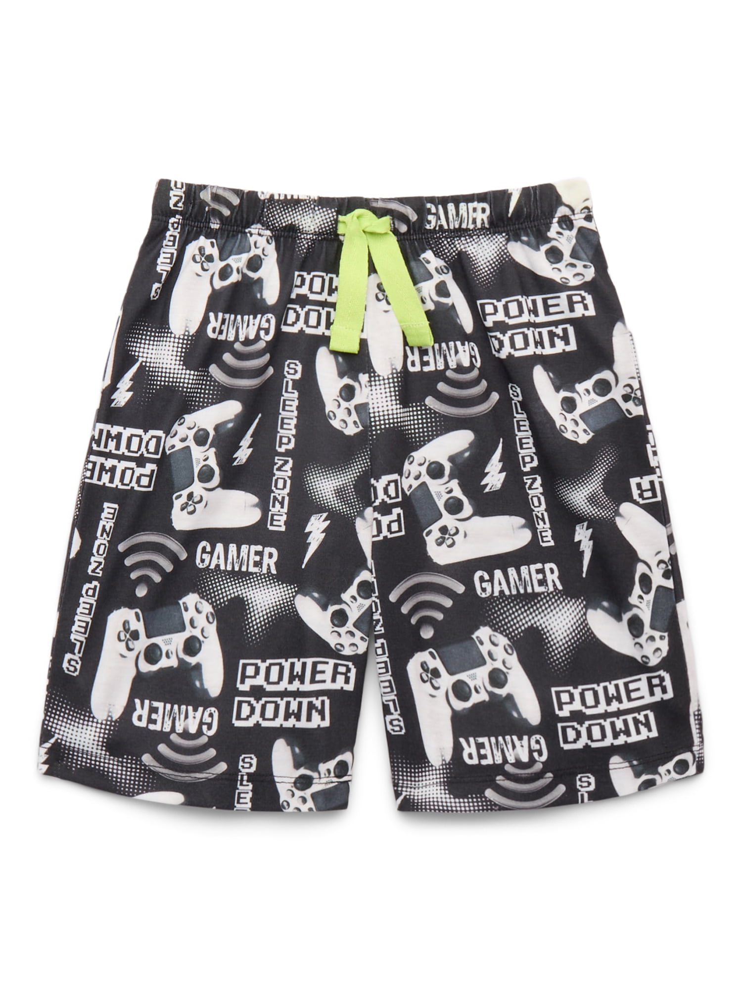 Wonder Nation Boys Jersey Sleep Shorts, 2-Pack, Sizes 4-18 Husky
