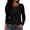Black, variant on CAIXIA Long Sleeve Shirts for Women Boho Tops Trendy Blouses Dressy Casual Lace Tops Fall Outfits Fashion Winter Clothing Tunic Tops Loose Fit Business Casual Outfits