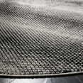 thumbnail image 3 of SAFAVIEH Lurex Wilson Abstract Area Rug, Black/Ivory, 5' x 5' Round, 3 of 8