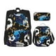 thumbnail image 1 of Disketp Football Mochila Estampada de Gran Capacidad con Lonchera y Estuche, Set de 3 Piezas para Estudiantes, 1 of 7