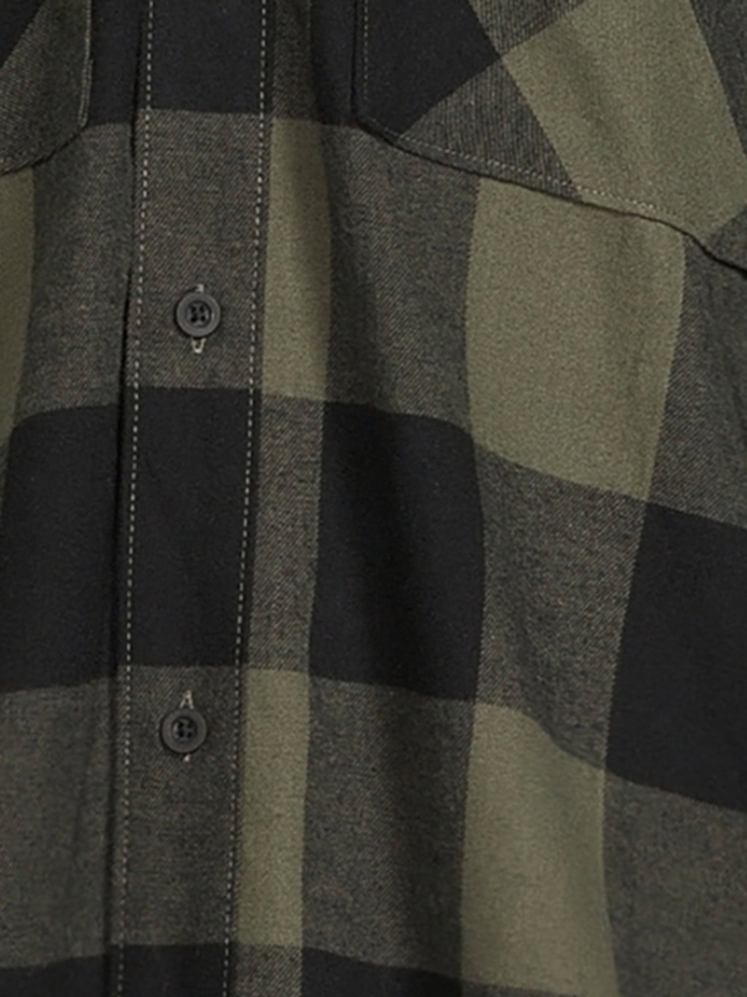 no boundaries men's hooded long sleeve flannel