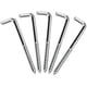 thumbnail image 1 of Gancho para colgar cuadros liwang con tornillo de metal autorroscante en forma de L acero al carbono 30 piezas 2-3/4 x 7/8 70 mm x 22 mm, 1 of 2