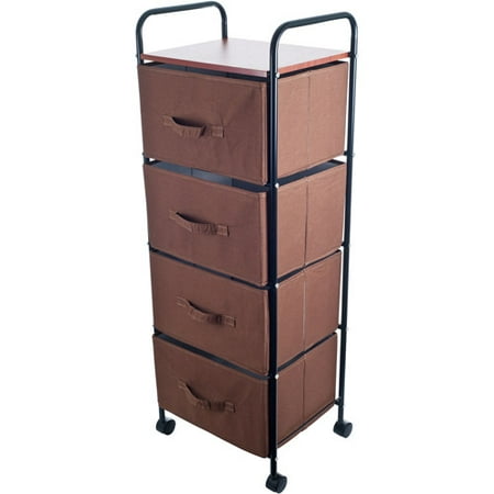 Trademark Home 4-Tier Drawer Trolly