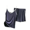 thumbnail image 2 of uublik Women Pajamas Camisole Top and Shorts Soft Comfy Pajamas Set 2 Piece Outfits, 2 of 5