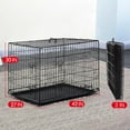 Large Dog Crate for Large Dogs, XL 42 inch Dog Cage with Divider and