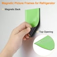 thumbnail image 4 of Uxcell 5Pcs Magnetic Picture Frame, 4 x 2.5 inch Magnetic Photo Frame Postcard Holder Sign Holder, Multicolor, 4 of 6