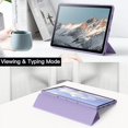 thumbnail image 6 of JETech Case for Samsung Galaxy Tab A9+ / A9 Plus 11-Inch 2023, Clear Transparent Hard PC Back, Protective Tri-Fold Stand Slim Tablet Cover, Auto Wake/Sleep (Light Purple), 6 of 6