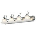 thumbnail image 6 of Nuvo Lighting 60-318 Ballerina - 4 Light - 30 in. - Vanity - with Alabaster Glass Bell Shades, 6 of 8