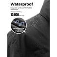 thumbnail image 5 of Wantdo Men's Big and Tall Ski Coat Waterproof Snowboarding Jacket Warm Winter Jacket Grey 4X, 5 of 8