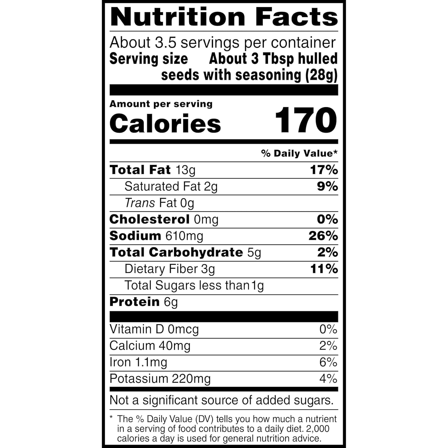 Spitz Cracked Pepper Sunflower Seeds, 6 oz (Pack of 9)