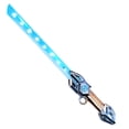 thumbnail image 2 of Stellar Dual-Blade Telescopic Light-Up Spark Sword With Sound, 6 Light Modes, Blue (1Pc), Includes Charging Cable, 2 of 4