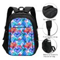 thumbnail image 3 of Fotbe Bright Flowers Mochila con Estampado y Puerto USB para Hombre y Mujer, Mochila Antirrobo, Mochila de Viaje, Mochila Escolar, Mochila Universitaria, 3 of 7