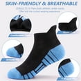 thumbnail image 2 of Kids Boys Socks, 12 Pairs Ankle Athletic Low Cut Half Cushion Socks for Boys Girls Toddler 1-14 Years, 2 of 5