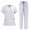 102-White, variant on Scrubs Sets for Women Solid Quick-Dry Breathable Short Sleeve V-Neck Top & Tapered Work Pants Medical Nurse Uniform with Pockets - Mint Green - XL